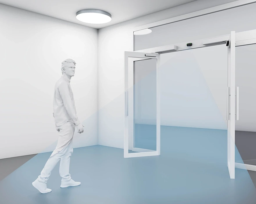 FutureSense FMCW Radarsensor für automatische Drehflügeltüren