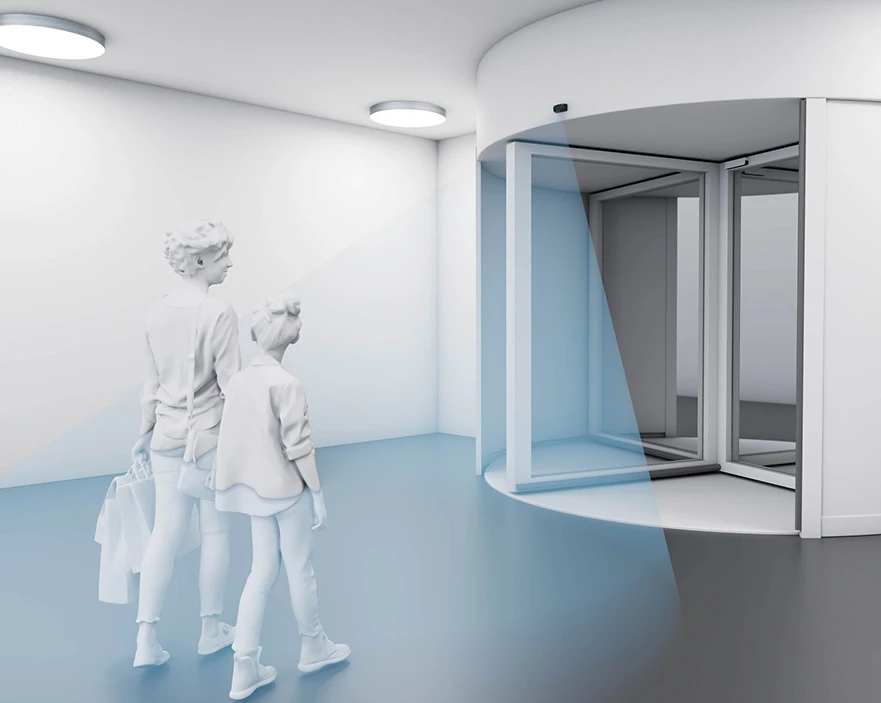 FutureSense FMCW Radarsensor zur Aktivierung von automatischen Karusselltüren
